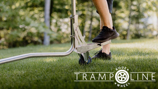 Déplacez enfin votre trampoline seul !
